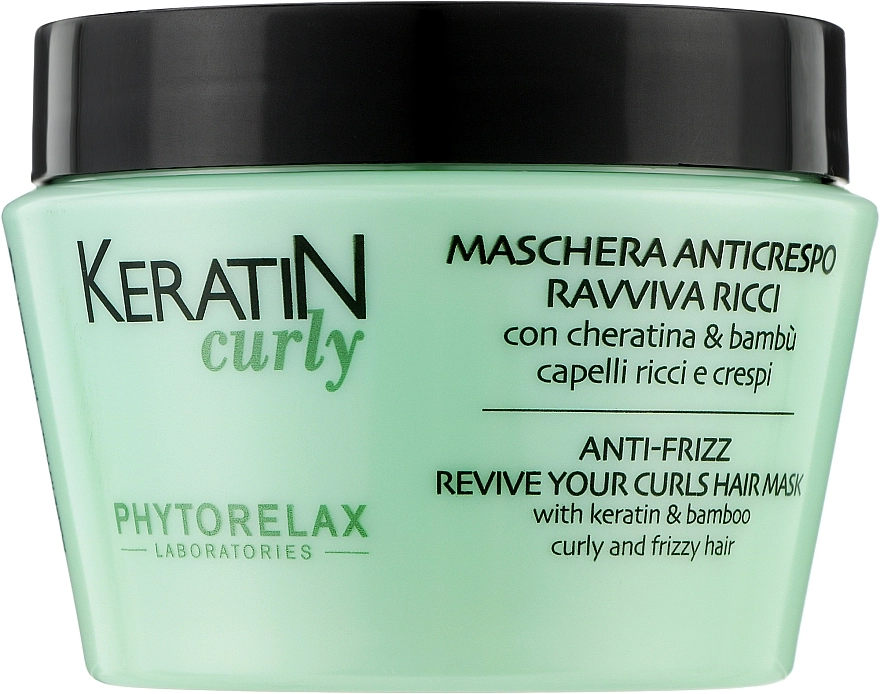 Phytorelax Laboratories Маска для кучерявого волосся Keratin Curly Anti-Frizz Revive Your Curls Hair Mask - фото N1