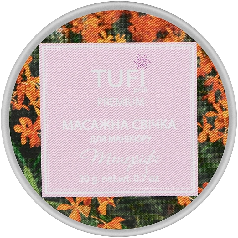 Tufi profi Масажна свічка для манікюру "Тенерифе" Premium - фото N1