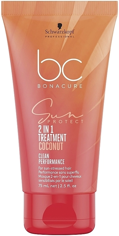 Schwarzkopf Professional Сонцезахисна маска для волосся 2-в-1 "Кокос" Bonacure Sun Protect 2-in-1 Treatment Coconut - фото N2