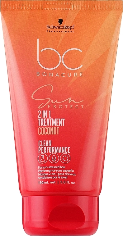 Schwarzkopf Professional Сонцезахисна маска для волосся 2-в-1 "Кокос" Bonacure Sun Protect 2-in-1 Treatment Coconut - фото N1