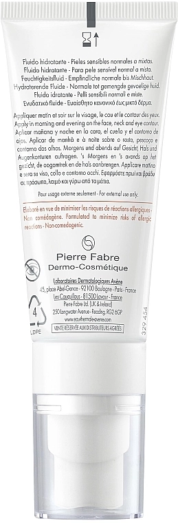 Avene Увлажняющий флюид для лица с гиалуроновой кислотой и термальной водой Tolerance Hydra-10 Hydrating Fluid - фото N2