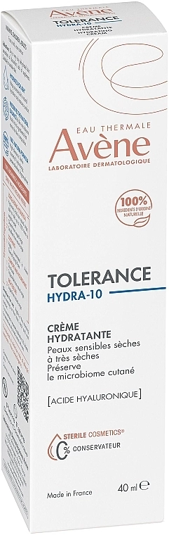 Avene Увлажняющий крем для лица с гиалуроновой кислотой и термальной водой Tolerance Hydra-10 Hydrating Cream - фото N3