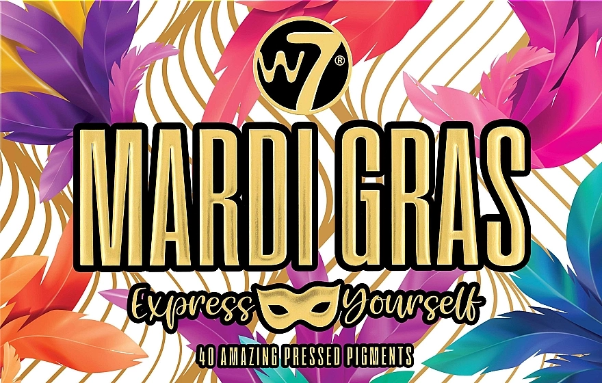 W7 Mardi Gras Eyeshadow Palette Палетка тіней для повік - фото N3