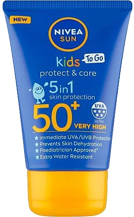 Nivea Сонцезахисний лосьйон для дітей Sun Kids To Go Protect & Care Lotion SPF 50 - фото N1