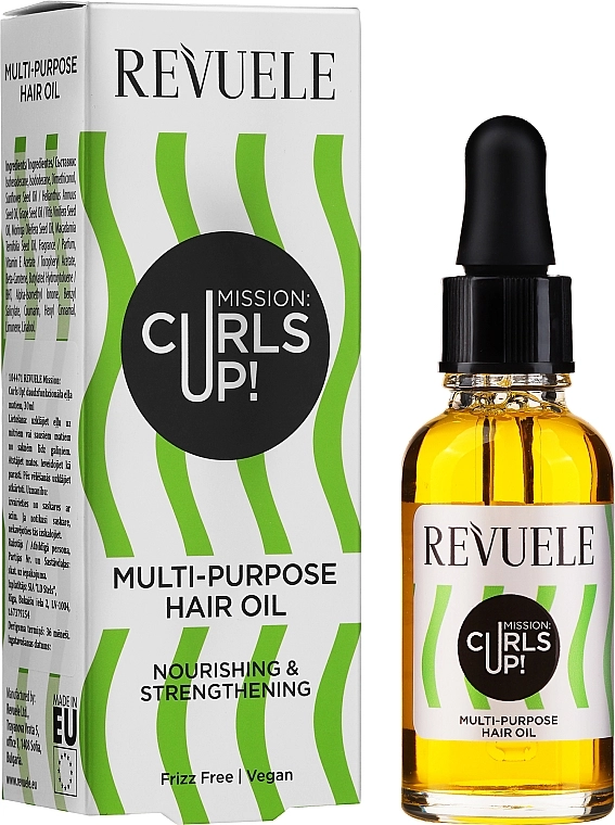 Revuele Багатофункціональна олія для волосся Mission: Curls Up! Multi-Purpose Hair Oil - фото N2