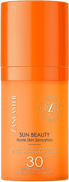 Lancaster Сонцезахисний флюїд для обличчя Sun Beauty Nude Skin Sensation Sun Protective Fluid SPF30 - фото N1