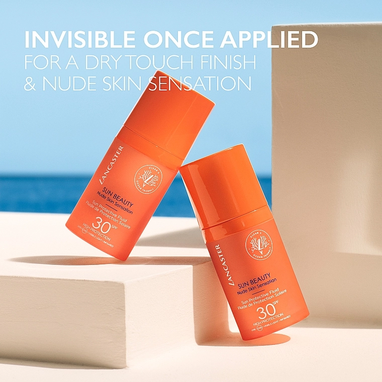 Lancaster Сонцезахисний флюїд для обличчя Sun Beauty Nude Skin Sensation Sun Protective Fluid SPF30 - фото N6