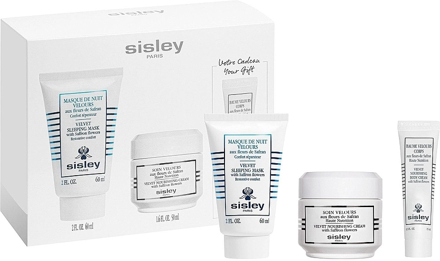 Sisley Набор Velvet Set (f/mask/60ml + f/cr/50ml + b/cr/15ml) - фото N2