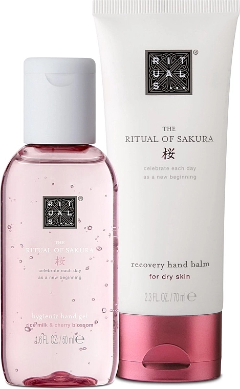 Rituals Набор The Ritual Of Sakura Must-Have Hand Care Set (h/gel/50ml + h/balm/70ml) - фото N2