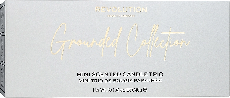Makeup Revolution Набор Grounded Mini Candle Gift Set (3x40g) - фото N1