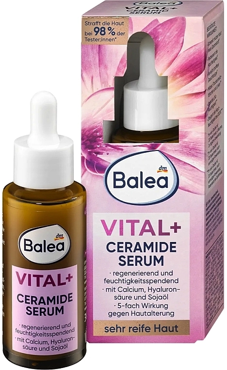 Balea Сыворотка для зрелой кожи лица Vital+ Ceramide - фото N1