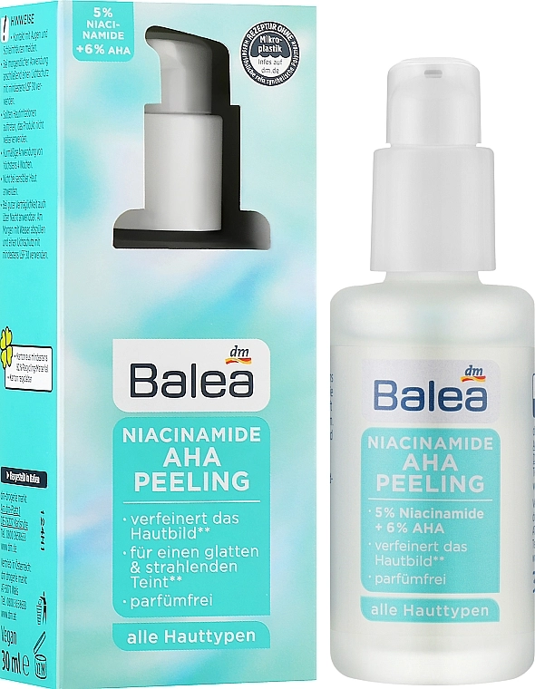 Balea Пілінг для обличчя Niacinamide AHA Peeling - фото N3
