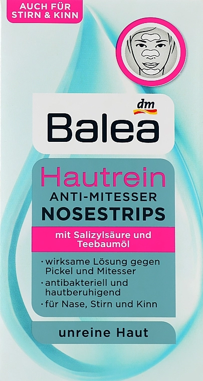 Balea Носовые полоски против черных точек Hautrein - фото N1