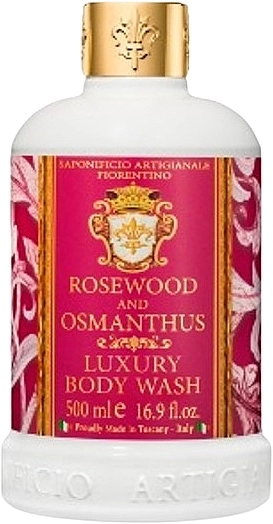 Saponificio Artigianale Fiorentino Гель для душа "Палисандр и осматус" Rosewood And Osmatus Luxury Body Wash - фото N1