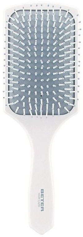 Beter Расческа для волос, голубая Cushion Brush Nylon - фото N1