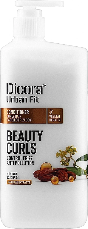 Dicora Urban Fit Кондиционер для вьющихся волос Conditioner Beauty Curls Control Frizz - фото N3