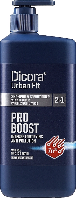 Dicora Urban Fit Шампунь для ослабленных волос Shampoo Pro Boost - фото N1