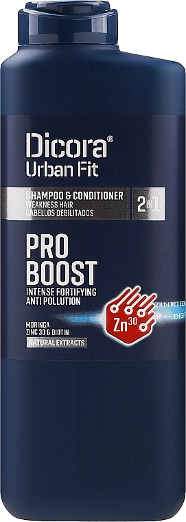 Dicora Urban Fit Шампунь для ослабленных волос Shampoo Pro Boost - фото N3