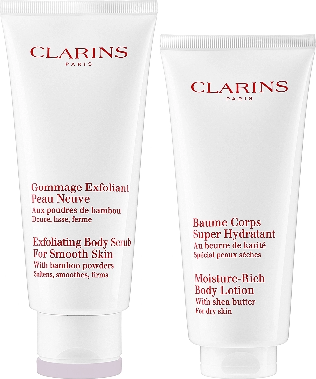 Clarins Набір Body Care Essentials (body/lot/200ml + body/scrub/200ml) - фото N2