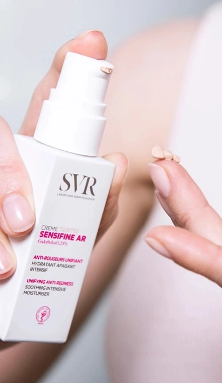 SVR Тонувальний крем для обличчя від почервонінь Sensifine AR Tinted Cream Unifying Anti-Redness Care - фото N3