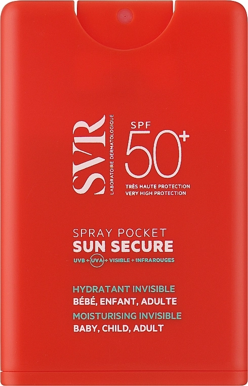SVR Карманный солнцезащитный спрей Sun Secure Pocket Spray SPF50+ - фото N1