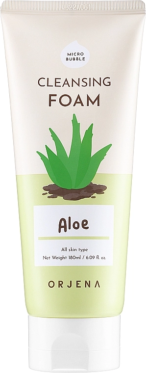 Orjena Очищающая пенка для лица с алое Cleansing Foam Aloe - фото N1