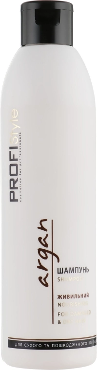 Profi Style Шампунь зволожуючий з аргановим маслом для сухого і ламкого волосся - фото N1