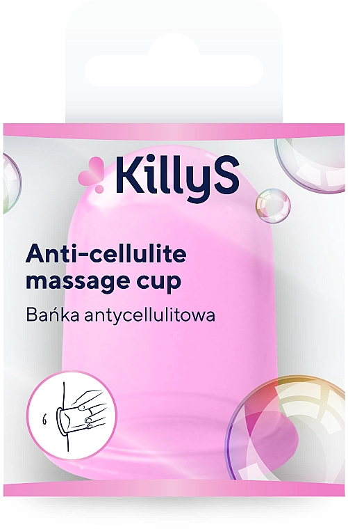 KillyS Антицелюлітна силіконова банка для масажу Anticellulite Massage Cup - фото N1