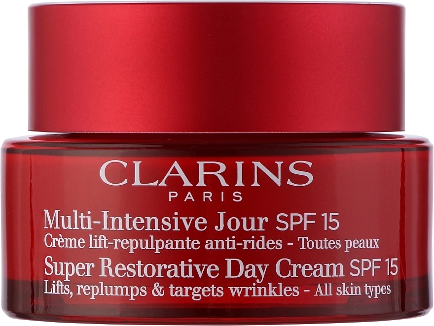 Крем для лица дневной восстанавливающий - Clarins Multi-Intensive Jour SPF 15 Super Restorative Day Cream, 50 мл - фото N2