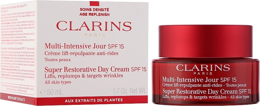 Крем для лица дневной восстанавливающий - Clarins Multi-Intensive Jour SPF 15 Super Restorative Day Cream, 50 мл - фото N1