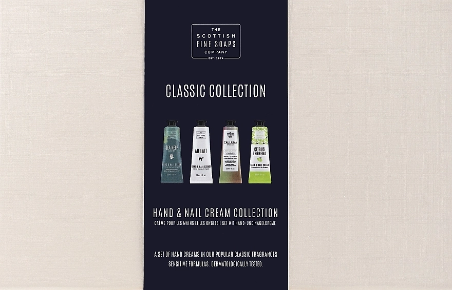 Scottish Fine Soaps Набір Classic Collection Hand & Nail Cream Collection (h/cr/4x30ml) - фото N1