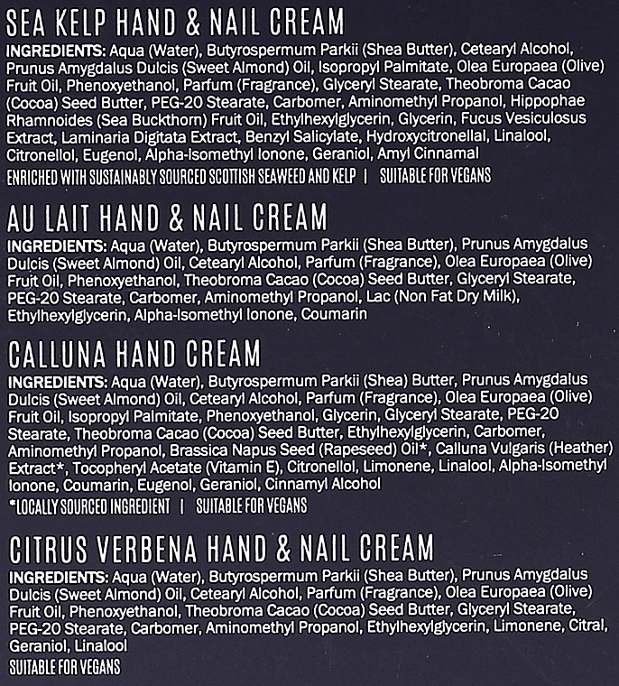 Scottish Fine Soaps Набір Classic Collection Hand & Nail Cream Collection (h/cr/4x30ml) - фото N3