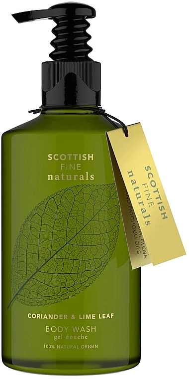 Scottish Fine Soaps Гель для душа "Кориандр и листья лайма" Naturals Coriander & Lime Leaf Body Wash - фото N1