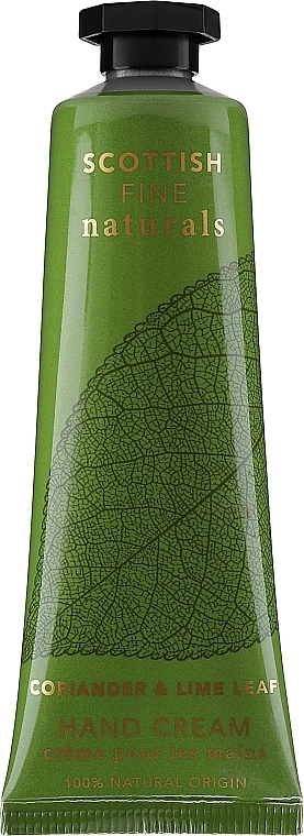Scottish Fine Soaps Крем для рук "Кориандр и листья лайма" Naturals Coriander & Lime Leaf Hand Cream Tuba - фото N1