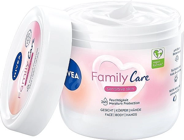 Nivea Крем зволожувальний для всієї сім'ї Family Care Hydrating Creme - фото N1