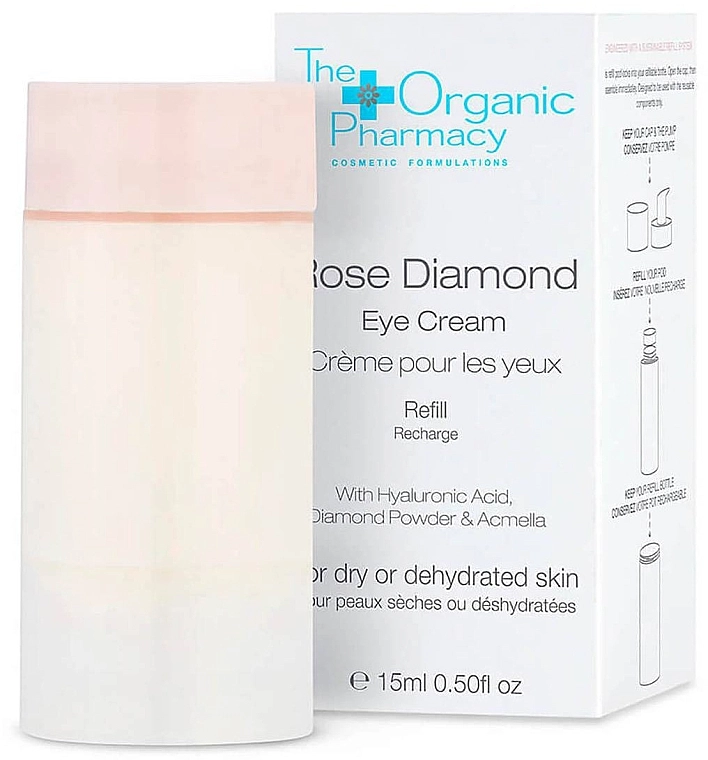 The Organic Pharmacy Крем для шкіри навколо очей (змінний блок) Rose Diamond Eye Cream Refill - фото N1