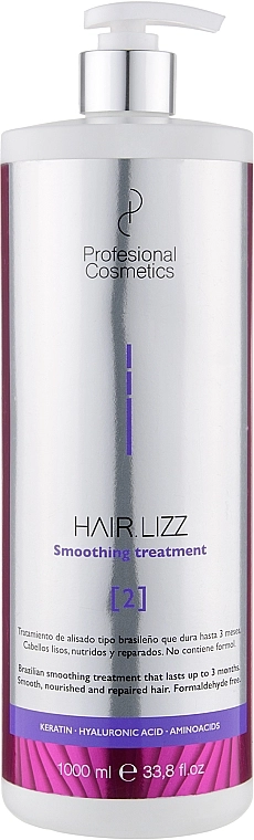 Profesional Cosmetics УЦЕНКА Выравнивающий препарат для волос HAIR.LIZZ Smoothing Treatment * - фото N1