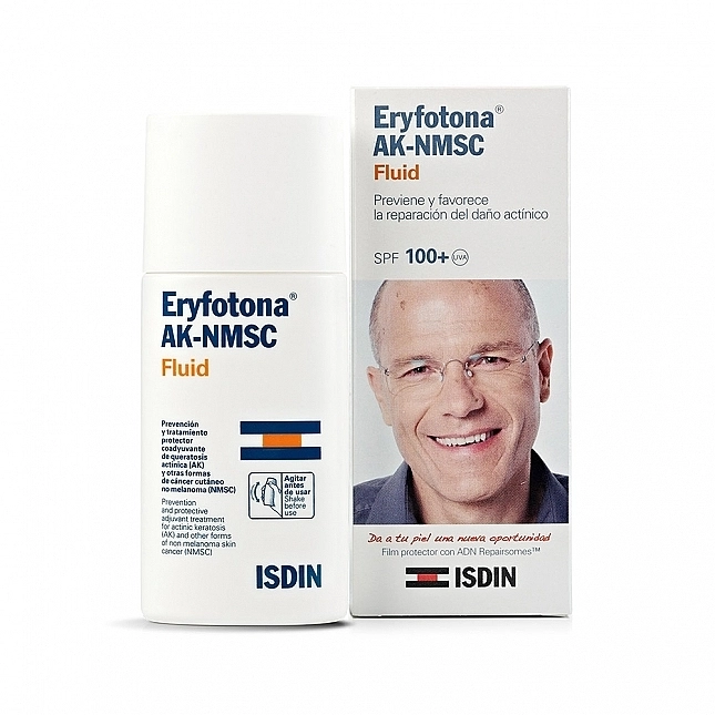 Isdin Сонцезахисний флюїд SPF100 Eryfotona AK-NMSC SPF 100+ Fluid - фото N1