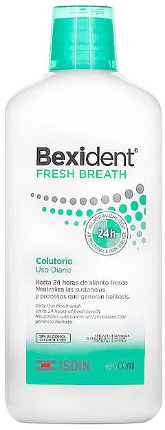 Isdin Ополіскувач для ротової порожнини "Свіже дихання" Bexident Fresh Breath Mouthwash - фото N1