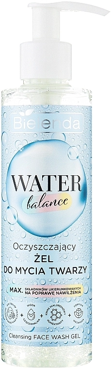 Очищающий гель для умывания лица - Bielenda Water Balance Cleansing Face Wash Gel, 195 г - фото N1