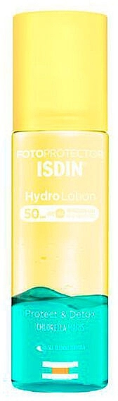 Isdin Солнцезащитный спрей SPF50 Fotopotector Hydrolotion Protect & Detox - фото N1