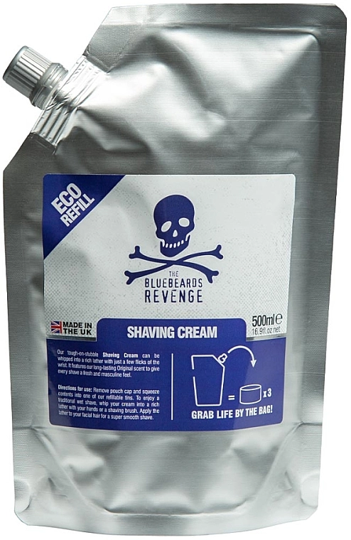 The Bluebeards Revenge Крем для бритья Shaving Cream Refill Pouch - фото N1