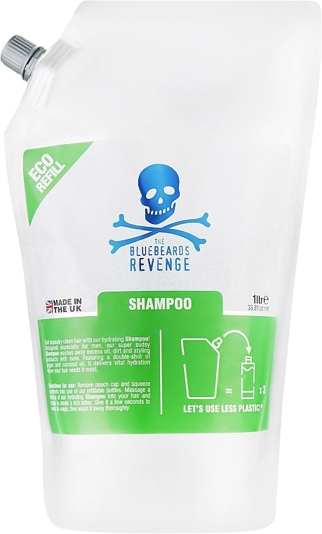 The Bluebeards Revenge Шампунь для волос Classic Shampoo Refill Pouch - фото N1