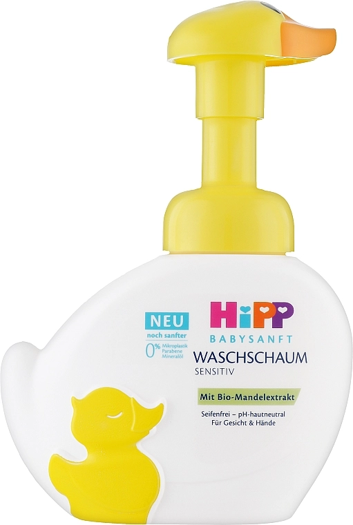 HIPP Пінка для вмивання і миття рук Babysanft - фото N1