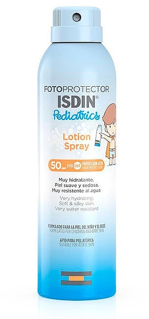 Isdin Спрей солнцезащитный для детей Lotion Spray Pediatrics SPF 50 - фото N1