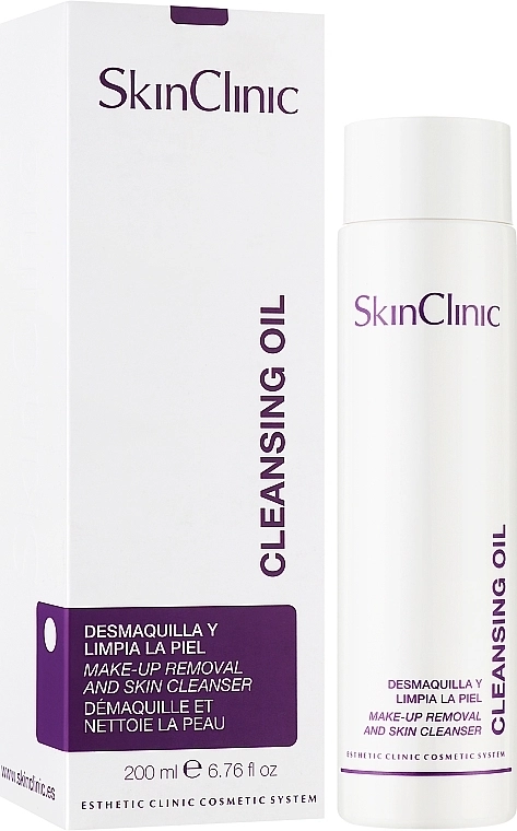 SkinClinic Cleansing Oil Очищувальна олія для зняття макіяжу - фото N2