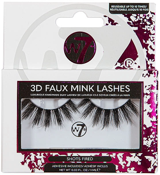 W7 3D Faux Mink Lashes Накладні вії - фото N1