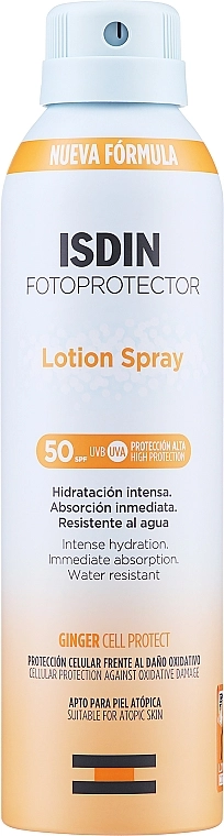 Isdin Спрей солнцезащитный SPF 50 Fotoprotector Lotion Spray Spf 50 - фото N1