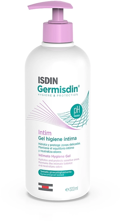 Isdin Гель для интимной гигиены, увлажняющий Germisdin Intim Intimate Hygiene Gel - фото N1