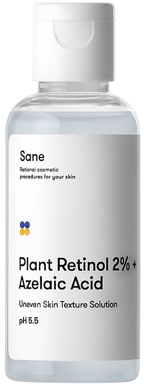 Sane Тонік для обличчя з рослинним ретинолом Plant Retinol 2% + Azelaic Acid - фото N1